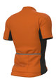 ALÉ Koszulka kolarska z krótkim rękawem - SOLID COLOR BLOCK - pomarańczowy