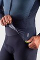 ALÉ Zimowa koszulka kolarska z długim rękawem - R-EV1 CLIMA PROTECTION 2.0 VELOCITY WIND G+ - szary/czarny