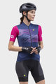 ALÉ Koszulka kolarska z krótkim rękawem - PR-S LOGO LADY - fioletowy/różowy