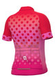 ALÉ Koszulka kolarska z krótkim rękawem - BUBBLE - czerwony/różowy