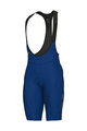 ALÉ Krótkie spodnie kolarskie z szelkami - MAGIC COLOUR PR-E - niebieski