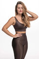 ATHLEEYA Biustonosz - ALLURE SHINE - brązowy