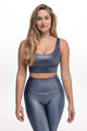 ATHLEEYA Biustonosz - ALLURE SHINE - jasnoniebieski