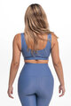 ATHLEEYA Biustonosz - COMFORT MATTE - niebieski