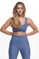 ATHLEEYA Biustonosz - COMFORT MATTE - niebieski