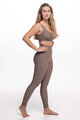 ATHLEEYA legginsy - ESSENTIAL MATTE - beżowy
