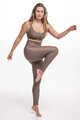ATHLEEYA legginsy - ESSENTIAL MATTE - beżowy