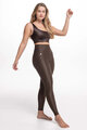 ATHLEEYA legginsy - ESSENTIAL MATTE - brązowy