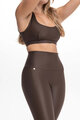 ATHLEEYA legginsy - ESSENTIAL MATTE - brązowy