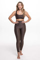 ATHLEEYA legginsy - ESSENTIAL MATTE - brązowy