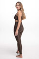 ATHLEEYA legginsy - ESSENTIAL MATTE - brązowy