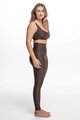 ATHLEEYA legginsy - ESSENTIAL MATTE - brązowy