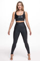 ATHLEEYA legginsy - ESSENTIAL SHINE - czarny