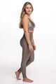 ATHLEEYA legginsy - ESSENTIAL SHINE - beżowy