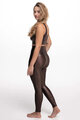 ATHLEEYA legginsy - ESSENTIAL SHINE - brązowy