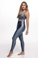 ATHLEEYA legginsy - ESSENTIAL SHINE - niebieski