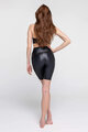 ATHLEEYA legginsy - FASHION BIKER SHINE - czarny