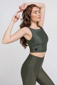 ATHLEEYA top - URBAN TANK - zielony
