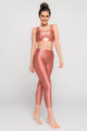 ATHLEEYA legginsy - DANCE SHINE - brązowy