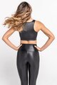 ATHLEEYA legginsy - COFFEE SHINE - czarny
