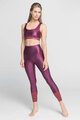 ATHLEEYA legginsy - COFFEE SHINE - fioletowy