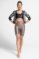 ATHLEEYA legginsy - COFFEE BIKER SHINE - beżowy