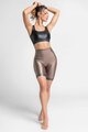 ATHLEEYA legginsy - COFFEE BIKER SHINE - beżowy