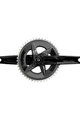 SRAM korby i tarcze - RIVAL D1 QUARQ ROAD POWER METER DUB 160 48-35 - czarny