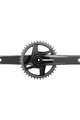 SRAM korby i tarcze - FORCE 1X D2 DUB IRIDESCENT 175mm - czarny