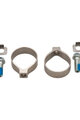 SRAM obejma - SHIFTER CLAMP KIT RED - srebrny