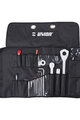 UNIOR zestaw narzędzi - PRO TOOL ROLL SET - czarny/srebrny