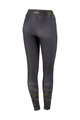 SPORTFUL legginsy - DORO RYTHMO - czarny/żółty