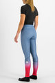 SPORTFUL legginsy - APEX - jasnoniebieski/czerwony