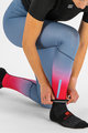 SPORTFUL legginsy - APEX - jasnoniebieski/czerwony