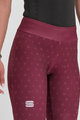 SPORTFUL legginsy - DORO - bordowy