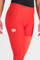 SPORTFUL Legginsy kolarskie - APEX - czerwony