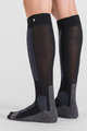 SPORTFUL Podkolanówki kolarskie - WARM WOOL LONG - czarny/szary