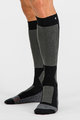 SPORTFUL Podkolanówki kolarskie - WARM WOOL LONG - czarny/szary