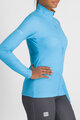 SPORTFUL Zimowa koszulka kolarska z długim rękawem - DORO W - niebieski