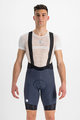 SPORTFUL Krótkie spodnie kolarskie z szelkami - GTS - niebieski