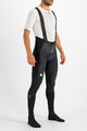 SPORTFUL Długie spodnie kolarskie z szelkami - SUPERGIARA - czarny