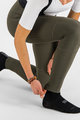 SPORTFUL Długie spodnie kolarskie z szelkami - GIARA - zielony