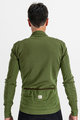 SPORTFUL Zimowa koszulka kolarska z długim rękawem - MONOCROM THERMAL - zielony