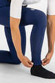 SPORTFUL Długie spodnie kolarskie z szelkami - FIANDRE NO RAIN - niebieski