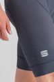 SPORTFUL Krótkie spodnie kolarskie z szelkami - BODYFIT PRO - niebieski