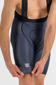 SPORTFUL Krótkie spodnie kolarskie z szelkami - BODYFIT PRO AIR - niebieski