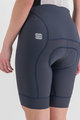 SPORTFUL Krótkie spodnie kolarskie z szelkami - BODYFIT - niebieski