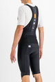 SPORTFUL Krótkie spodnie kolarskie z szelkami - BODYFIT PRO THERMAL - czarny