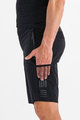 SPORTFUL Krótkie spodnie kolarskie bez szelek - SUPERGIARA - czarny