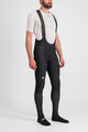 SPORTFUL Długie spodnie kolarskie z szelkami - TOTAL COMFORT - czarny